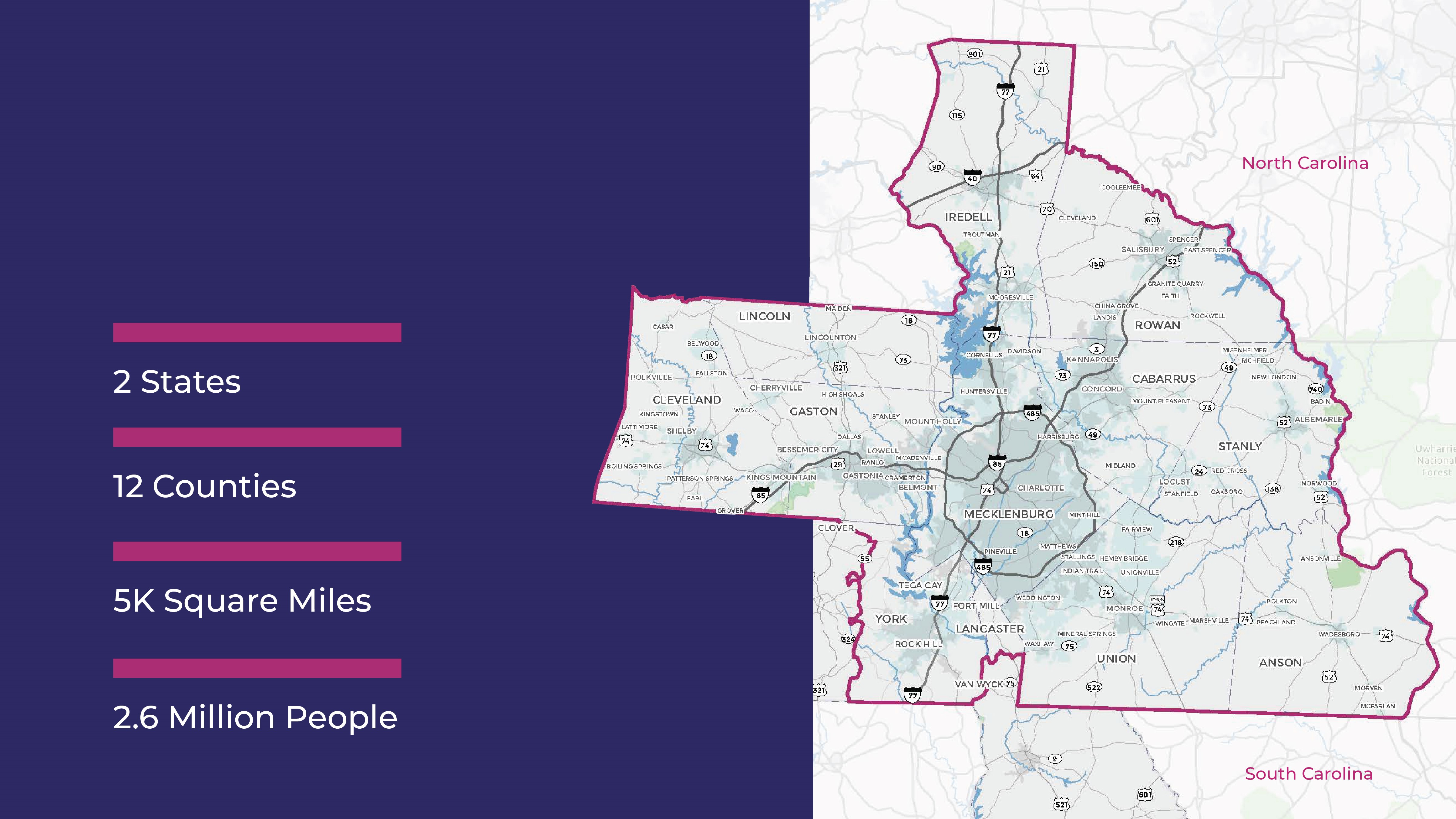 Statistics about the CONNECT Beyond region